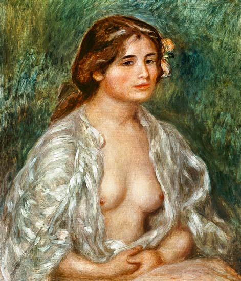 Woman Semi-Nude de Pierre-Auguste Renoir