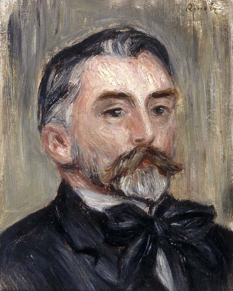Portrait of Stephane Mallarme (1842-98) de Pierre-Auguste Renoir
