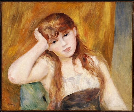 Young Blonde Girl de Pierre-Auguste Renoir