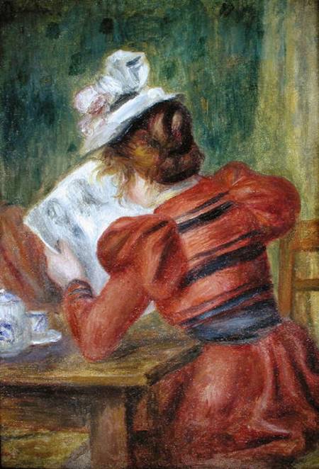 Young Girl Reading de Pierre-Auguste Renoir