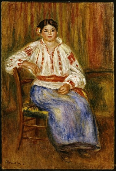 Young Romanian de Pierre-Auguste Renoir