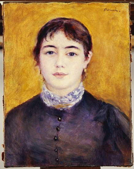 Young Woman in Blue de Pierre-Auguste Renoir