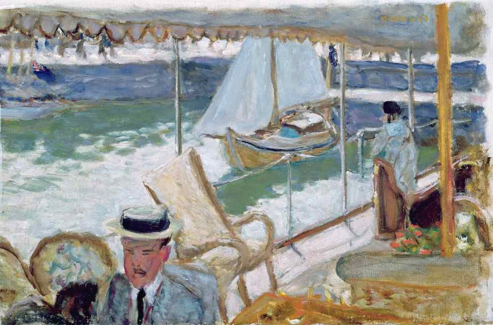 On a Yacht de Pierre Bonnard