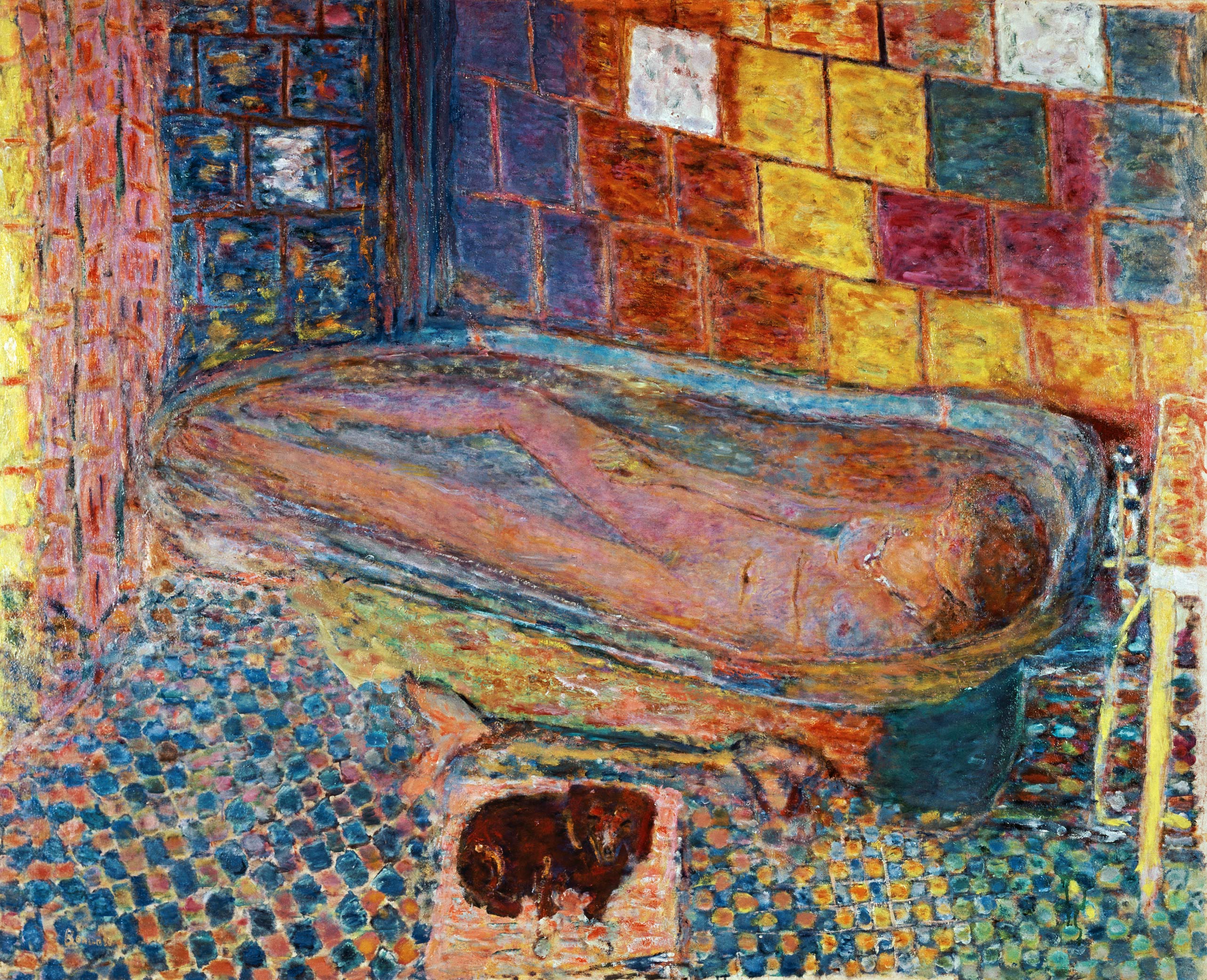 In the bathtub de Pierre Bonnard
