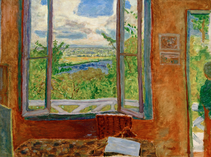 Offenes Fenster zur Seine (Vernon) de Pierre Bonnard