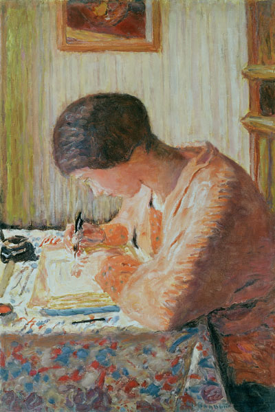 Writing Woman de Pierre Bonnard