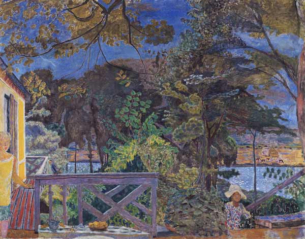 The Terrace at Vernon de Pierre Bonnard
