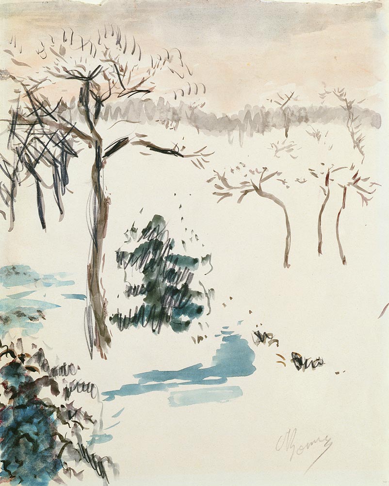 Winter Landscape de Pierre Bonnard