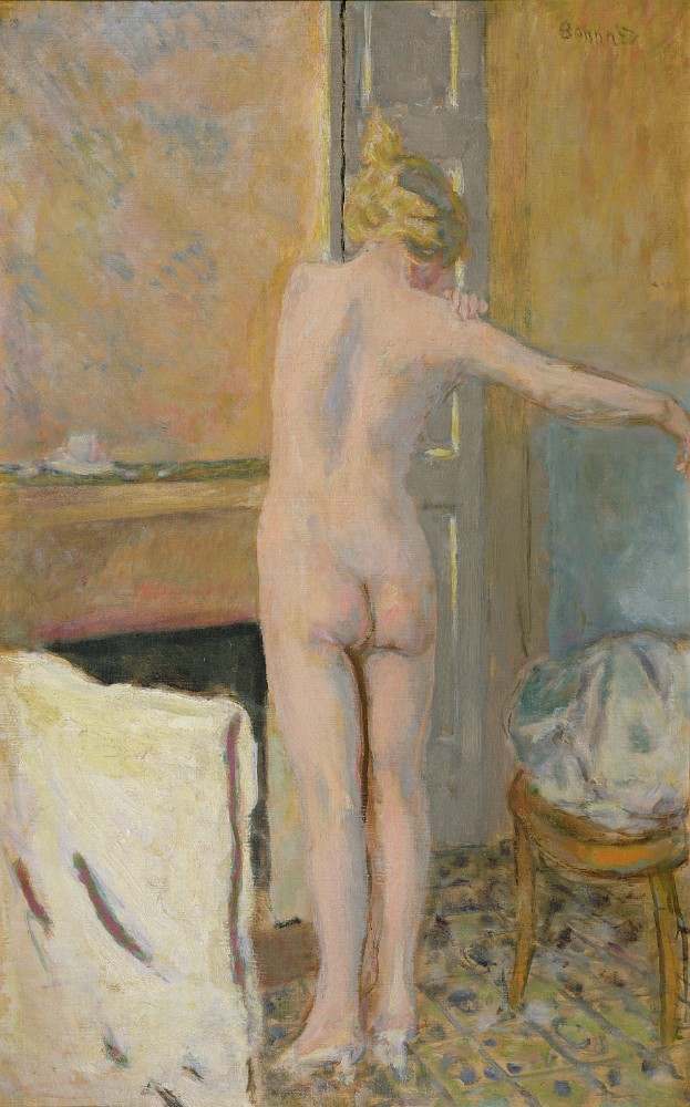 Nude in front of a Mantelpiece de Pierre Bonnard