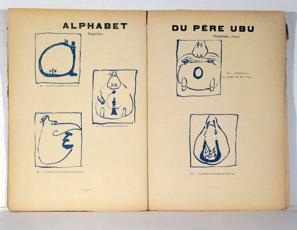 Alphabet of Pere Ubu de Pierre Bonnard