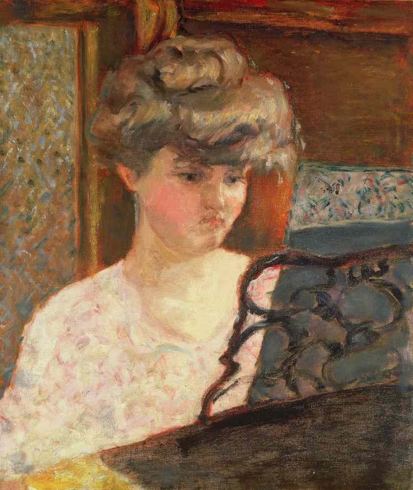 At the Piano de Pierre Bonnard