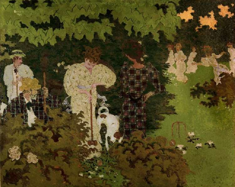 Crépuscule ou La partie du croquet de Pierre Bonnard