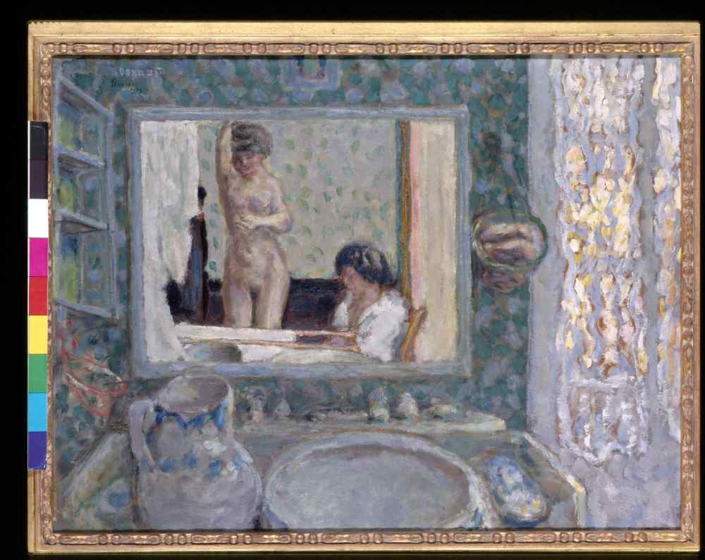 The Mirror In The Green Room de Pierre Bonnard