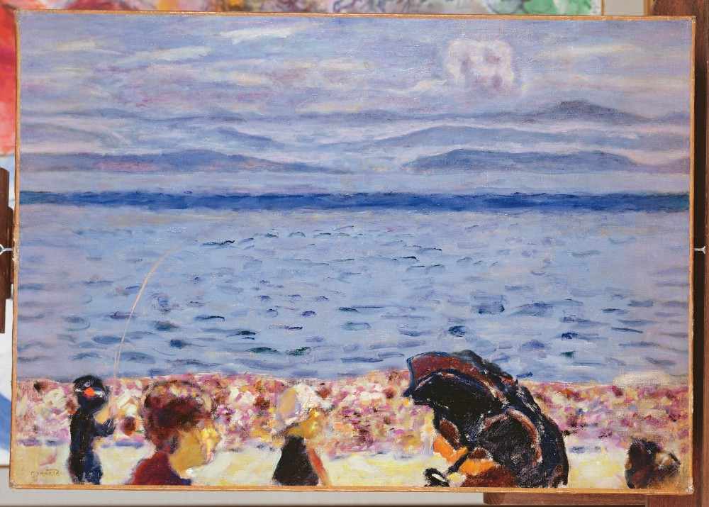 The Beach, Blue Sea de Pierre Bonnard