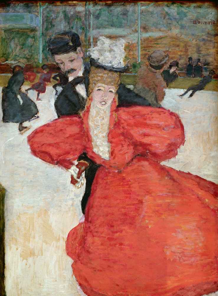 The Ice Rink or The Skaters de Pierre Bonnard