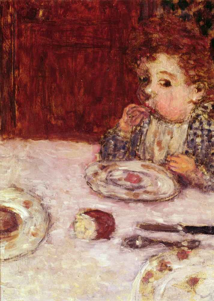 A child at table de Pierre Bonnard