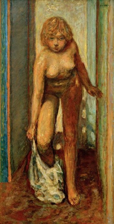 Femme se déshabillant de Pierre Bonnard