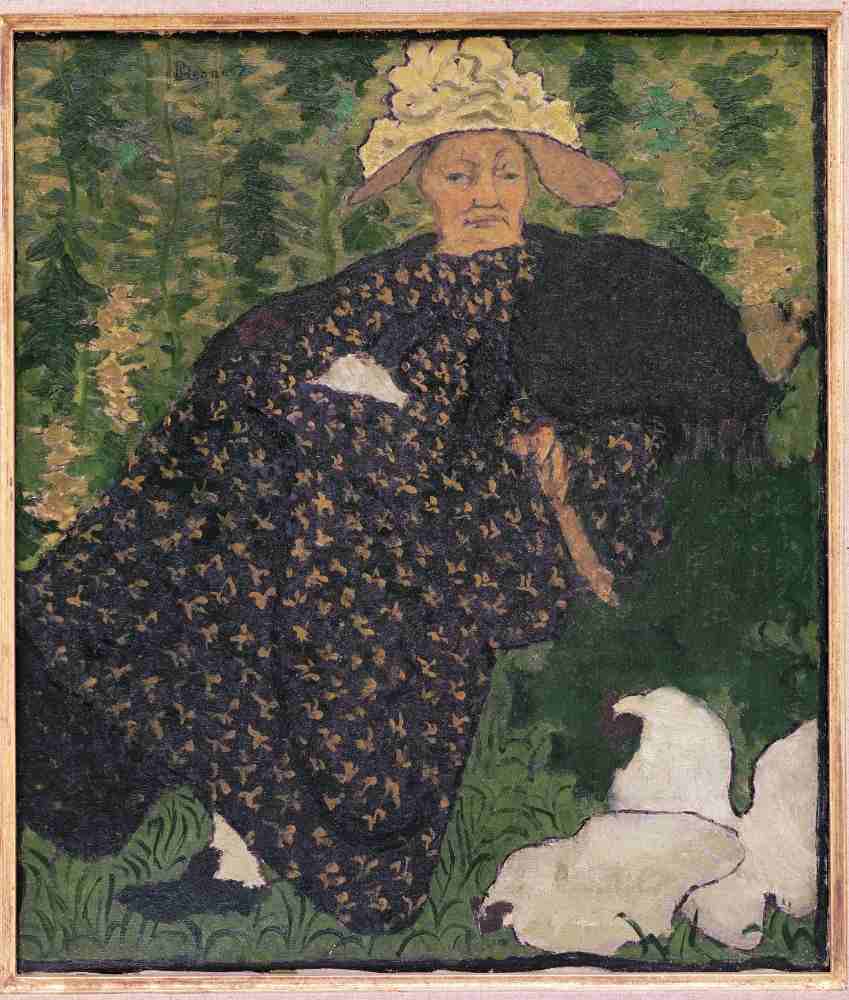 Grandmother with Chickens de Pierre Bonnard