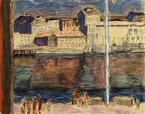 The port of St. Tropez. de Pierre Bonnard
