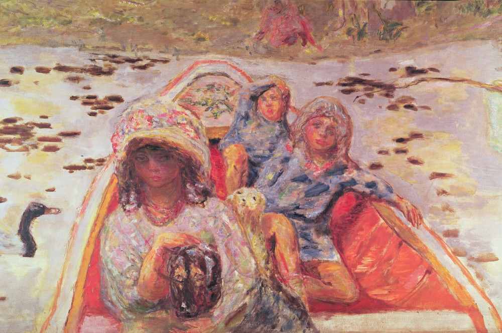 In the Boat, detail of the girls de Pierre Bonnard