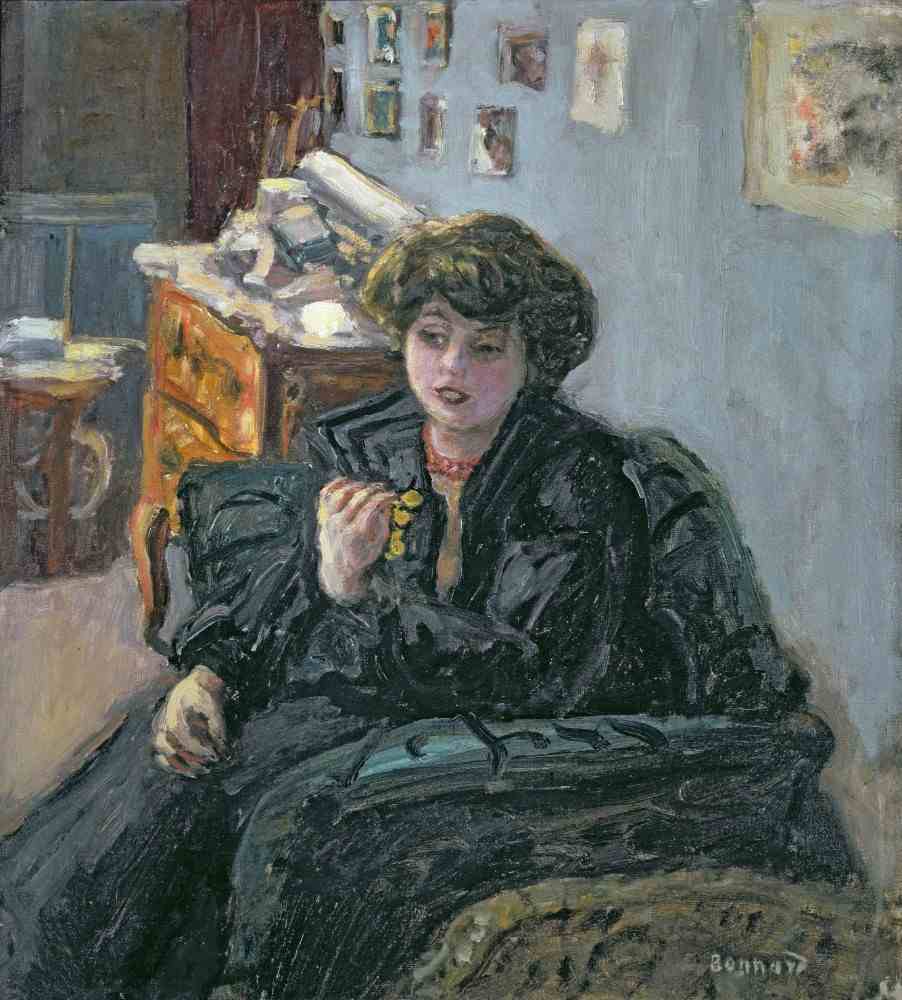Young Woman in an Interior de Pierre Bonnard