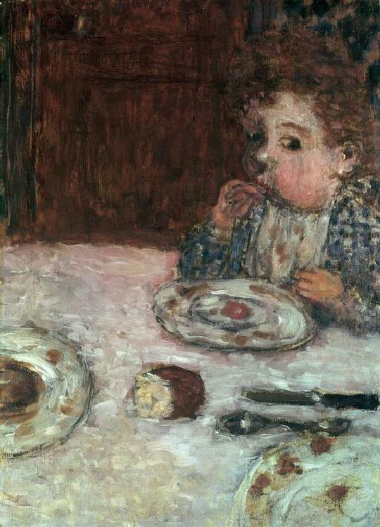 Child at Breakfast de Pierre Bonnard