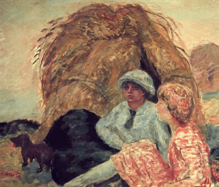 La meule (Madame Marthe Bonnard et son amie) de Pierre Bonnard