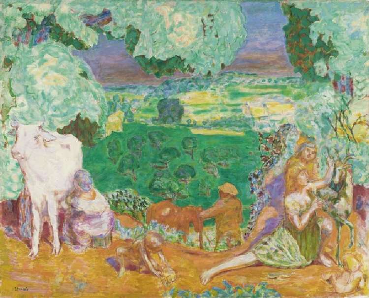 La Symphonie pastorale (Landschaft) de Pierre Bonnard