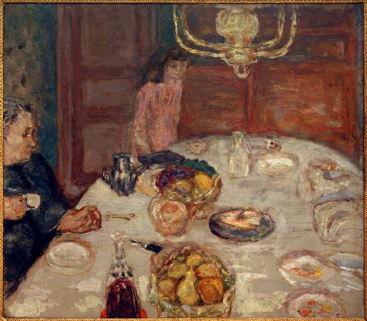 Les Poires (Le Déjeuner au Grand-Lemps) de Pierre Bonnard
