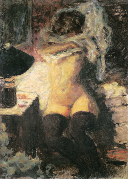 Nude Woman with Black Stockings de Pierre Bonnard