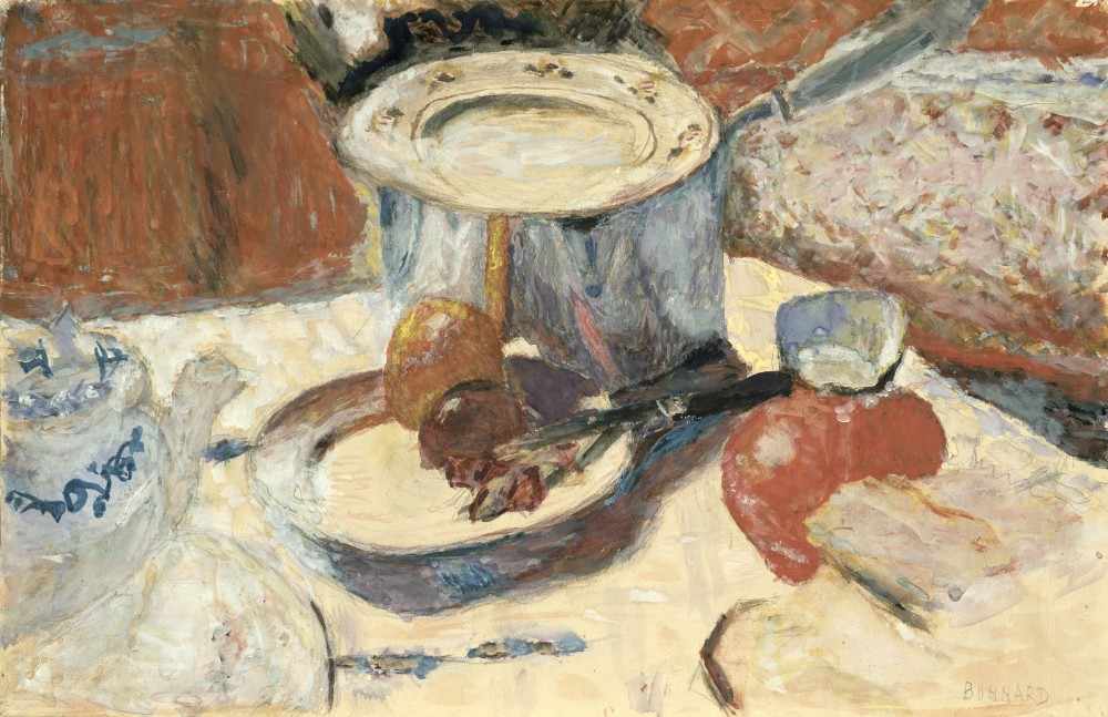 Still Life with a Saucepan de Pierre Bonnard
