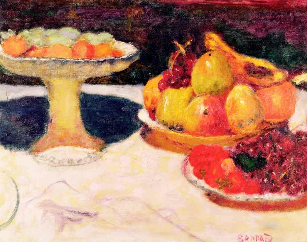 Still Life with a Fruit Bowl de Pierre Bonnard