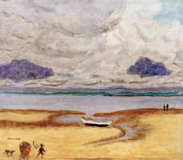 Der Strand bei Ebbe (Ebbe bei Arcachon) de Pierre Bonnard