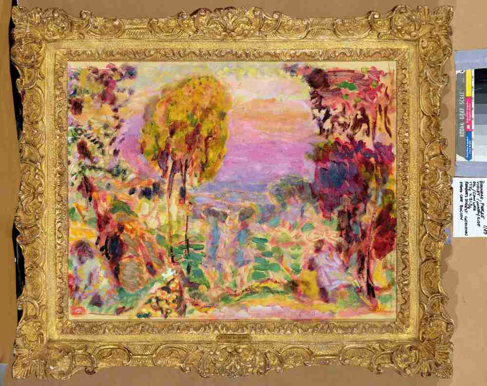 Violet Countryside de Pierre Bonnard