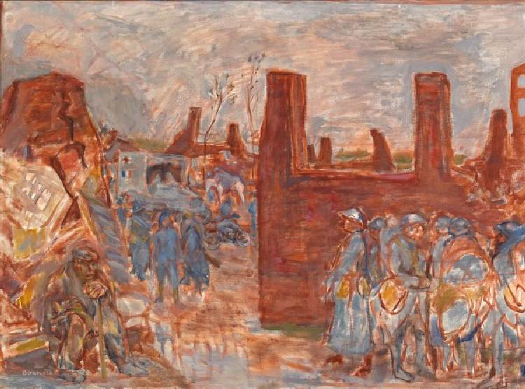 Zerstörtes Dorf an der Somme de Pierre Bonnard