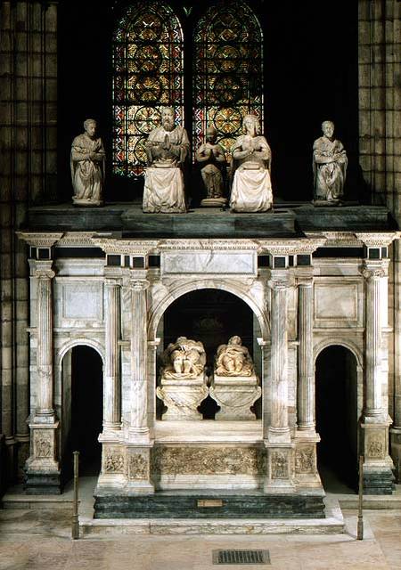 The Tomb of Francois I (1494-1547) and Claude of France (1499-1524) de Pierre Bontemps