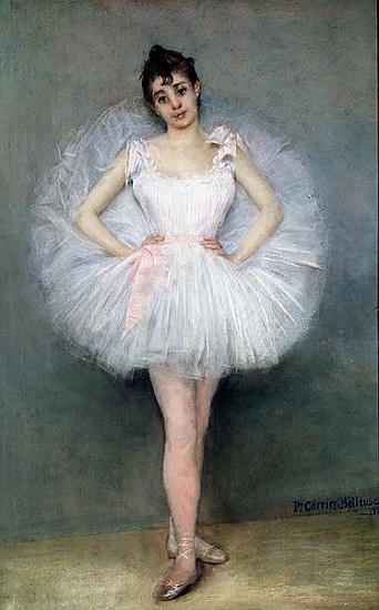 Portrait of a Young Ballerina de Pierre Carrier-Belleuse