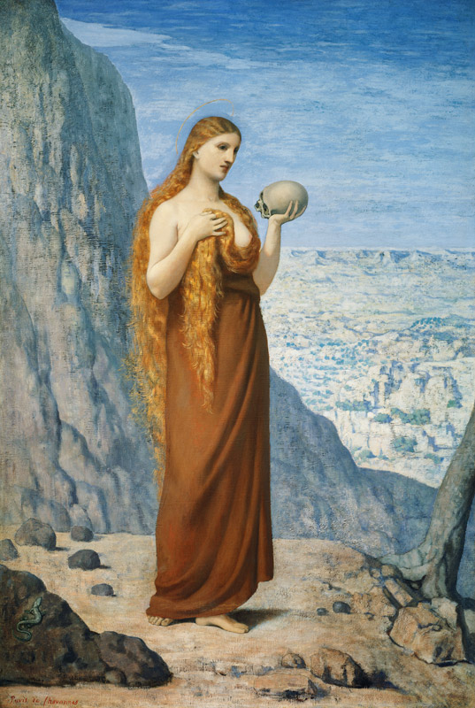 Saint Mary Magdalene in the Desert de Pierre-Cécile Puvis de Chavannes
