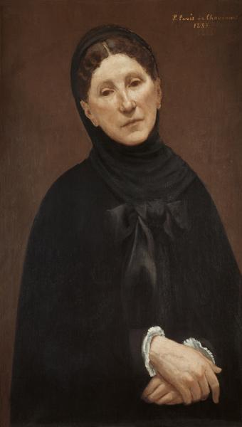 Portrait of the artist's wife, Madame de Chavannes