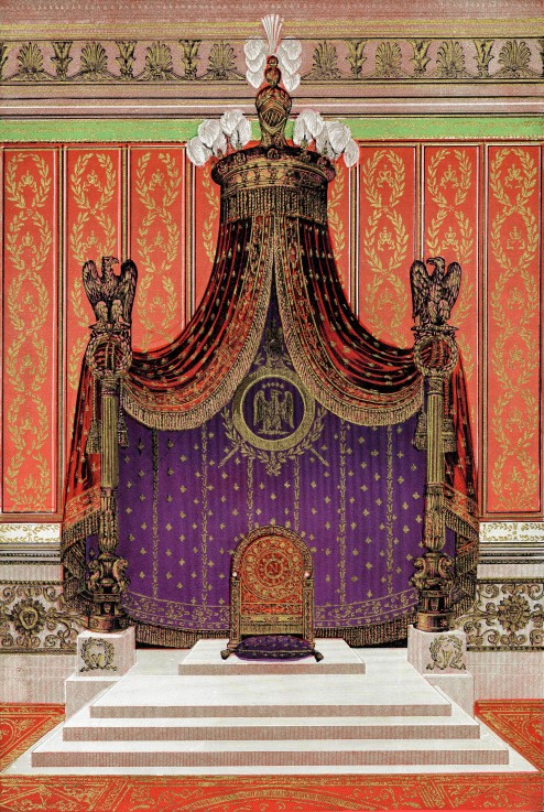 Napoleon's Imperial Throne (Design) de Pierre Francois Leonard Fontaine