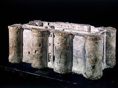 Model of the Bastille made from one of the stones of the Bastille de Pierre Francois Palloy