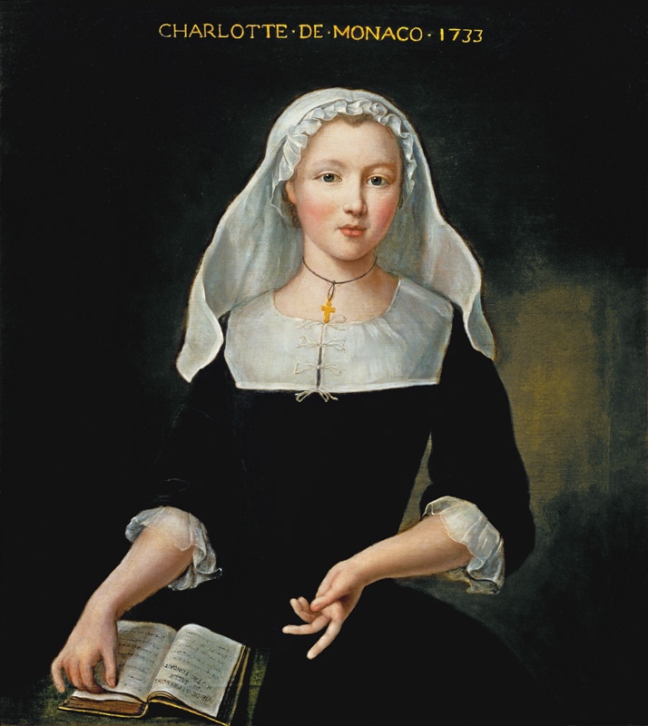 Portrait of Charlotte Grimaldi of Monaco de Pierre Gobert