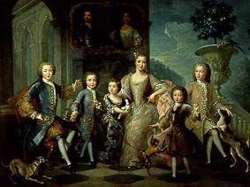 The family of the duke of Valentinois. de Pierre Gobert