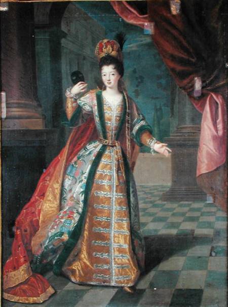 Portrait of a Woman in a Ball Gown de Pierre Gobert