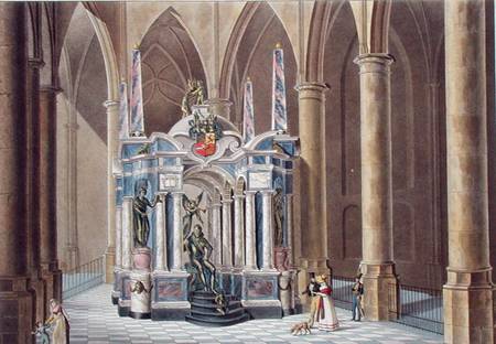 Tomb of William I Prince of Orange at Delft, from 'Choix des Monuments, Edifices et Maisons les plus de Pierre Jacques Goetghebuer