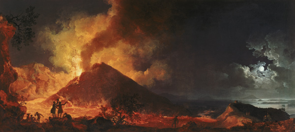 The Eruption of Mount Vesuvius in 1771 de Pierre Jacques Volaire