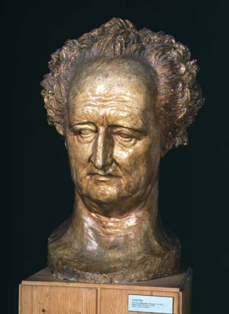 Bust of Johann Wolfgang von Goethe (1749-1832) de Pierre Jean David d'Angers