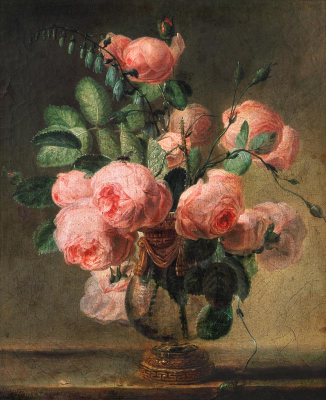 Jarrón de flores de Pierre Joseph Redouté