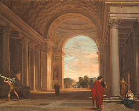 Inneres einer Kirche in Rom de Pierre Lemaire-Poussin