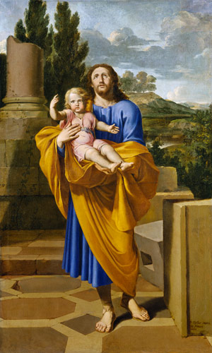 St. Joseph Carrying the Infant Jesus de Pierre Letellier